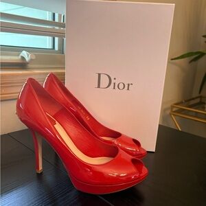 Dior Miss Dior Peep Toe Heels NWT’s